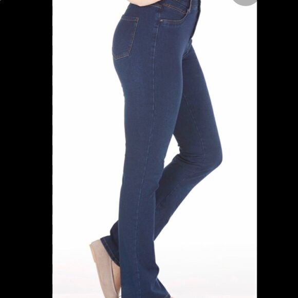 👠French Dressing high waisted boot cut Jeans    Size 10 - Picture 3 of 9